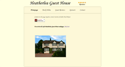 Desktop Screenshot of heatherleaguesthouse.com