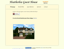 Tablet Screenshot of heatherleaguesthouse.com